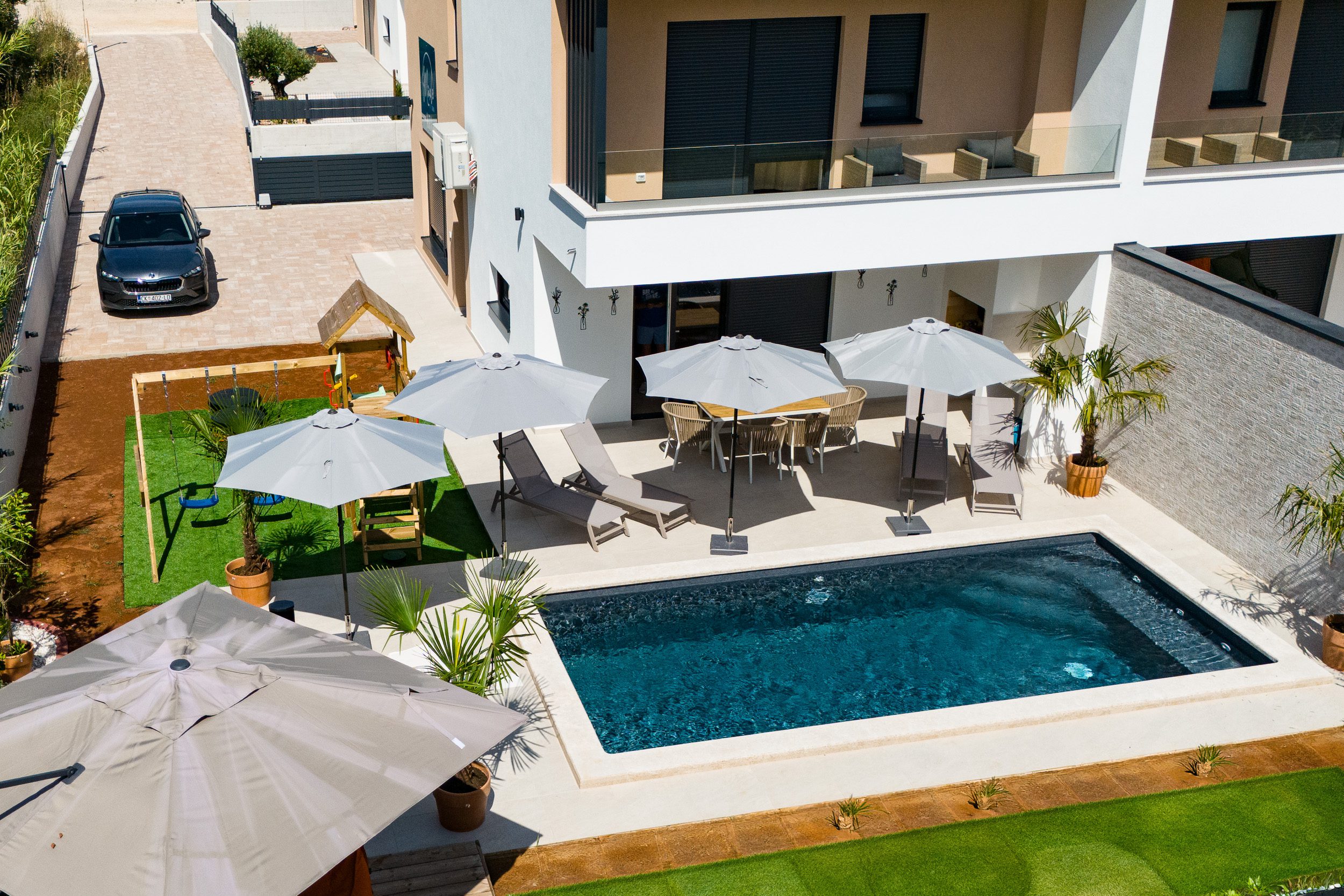 Mäxle Homes Istria: Ferienhaus mit Terrasse und Pool in Ližnjan